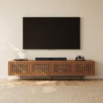 Mid-Century Modern 94.49" TV Stand with Storage