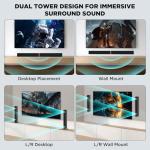 MZEIBO 80W Bluetooth Sound Bar for Home Theater