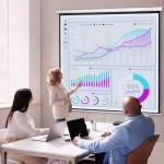 120" HD Manual Projector Screen for Home Theater