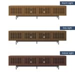 Mid-Century Modern 94.49" TV Stand with Storage