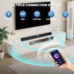 MZEIBO 80W Bluetooth Sound Bar for Home Theater