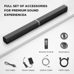 MZEIBO 80W Bluetooth Sound Bar for Home Theater