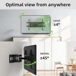 Full Motion TV Wall Mount for 42-82 Inch TVs