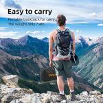 TOWOND 100-inch Portable Projector Screen with Stand