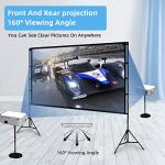 TOWOND 100-inch Portable Projector Screen with Stand