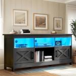 YITAHOME 65 Inch TV Stand with Storage & LED Light