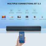 MZEIBO 50W Bluetooth Sound Bar for Home Theater