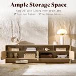 AMERLIFE 70" Modern TV Stand with Storage Cabinets