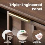 Colamy Mid-Century Modern TV Stand with Storage