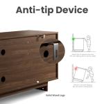 Colamy Mid-Century Modern TV Stand with Storage