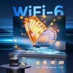 GooDee Smart WiFi Bluetooth Portable Video Projector