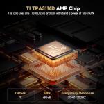 AIYIMA 800X Powered Subwoofer with Deep Bass