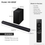 Samsung HW-B550F 2.1 Channel Soundbar with Subwoofer