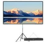80-Inch Portable Projector Screen with Stand