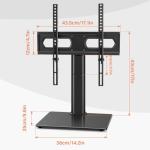 KKTONER Adjustable Table Top TV Stand for 27-65" TVs