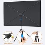 80-Inch Portable Projector Screen with Stand