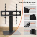 KKTONER Adjustable Table Top TV Stand for 27-65" TVs