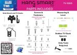HangSmart TV Wall Mount - No Stud, Easy Install