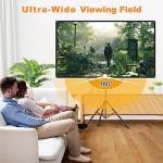 80-Inch Portable Projector Screen with Stand