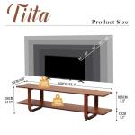 Tiita Bamboo TV Stand for TVs up to 65
