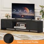 Mid Century Modern TV Stand for 75 Inch TVs