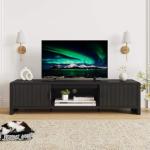 Mid Century Modern TV Stand for 75 Inch TVs