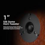 Elimavi Tower Speakers with 1" Tweeter and 6.5" Woofer