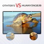 HUANYINGBJB 4K Double-Sided Foldable Projector Screen