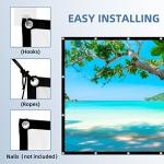 HUANYINGBJB 4K Double-Sided Foldable Projector Screen