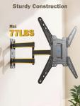 Full Motion TV Wall Mount for 26-55 Inch TVs