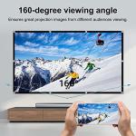 HUANYINGBJB 4K Double-Sided Foldable Projector Screen