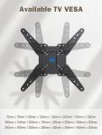 Full Motion TV Wall Mount for 26-55 Inch TVs