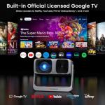 2000 ANSI Smart Outdoor Projector with Dolby Sound