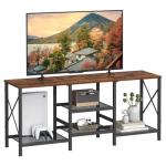 JARHETUN 55 Inch TV Stand with 3 Open Shelves