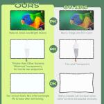 100-Inch Foldable Washable Projector Screen
