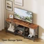 JARHETUN 55 Inch TV Stand with 3 Open Shelves