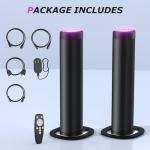 100W Sound Bar with RGB Lights and Bluetooth