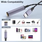 USB-C to 1/4 Inch Headphone Adapter, 1FT