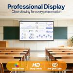 VIVOHOME 80 Inch Pull Down HD Projector Screen