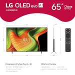 LG 65-Inch OLED AI 4K Smart TV with Dolby Atmos