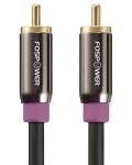 FosPower 10 FT RCA Subwoofer Cable - Male to Male