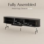 Mid Century Modern 75" TV Stand with Storage