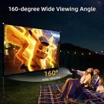 80-Inch Portable Projector Screen for Outdoor Movies