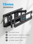 Pipishell Full Motion TV Wall Mount for 26-74 inch TVs