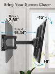 Pipishell Full Motion TV Wall Mount for 26-74 inch TVs
