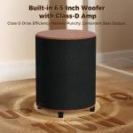 LITTOAK 6.5’’ Powered Subwoofer for Big Bass