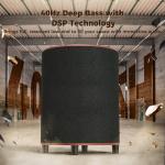 LITTOAK 6.5’’ Powered Subwoofer for Big Bass