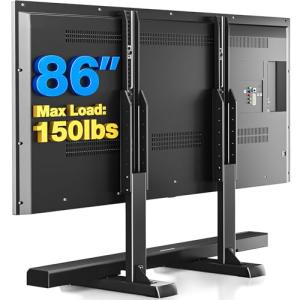 Adjustable TV Stand with Cable Management for 37-86" TVs