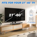 Rfiver Adjustable Swivel TV Stand for 27-60 Inch TVs