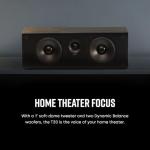 Polk Audio T30 Center Channel Speaker - Black